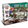 Science4you - Kit Dinosauri 4 in 1 - Fossili da Scavare e Assemblare di 4 Dinosauri: T Rex, Stegosauro, Triceratopo e Velociraptor - Scheletro Dinosauro da Construire, Giocattoli per Bambini +6 Anni