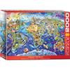 EuroGraphics- Crazy World 2000-Piece Puzzle 2000 Pezzi, 8220-5343