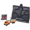 Carson Mercedes-Benz Unimog U406 - Modellino radiocomandato H0 LED con rimorchio, scala 1:87