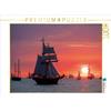 Calvendo - Immagine tratta dal calendario "Windjammer sul Mar Baltico alla luce del tramonto" - Puzzle da 1000 pezzi, formato orizzontale 640x480 mm, Ködder Rico; 7294476