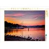 Calvendo Tramonto a Dresda sull'Elba, puzzle da 1000 pezzi, formato orizzontale 640x480 mm, Meutzner Dirk; 7312714