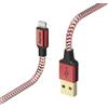 Hama Cavo di ricarica/dati "riflettente", Lightning, 1,5 m, rosso (00178299)