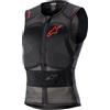 Alpinestars Nucleon Flex Pro Protection Vest Trasparente Smoke/Rosso XL Vesta s chrániči