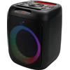 Peaq Altoparlante PEAQ Party Speaker Box nero con Bluetooth e cavo Aux