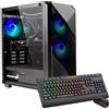 GAMEMAX Gaming-PC Striker 7814 AMD Ryzen 7 9700X raffreddamento ad acqua 16GB DDR5 RAM 1TB SSD RTX 5070 Windows 11