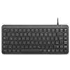 Perixx PERIBOARD-414 B DE, tastiera mini USB con cavo, tasti silenziosi