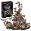 CubicFun Puzzle 3D "Baia dei Pirati" con tartaruga, 218 pezzi, dimensioni: 47,8 cm x 26,9 cm x 38,4 cm, realizzato in pannello di schiuma di carta