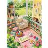 Sonstige Puzzle da 500 pezzi, motivo "sala da pranzo", adatto a adulti dai 14 anni in su, dimensioni 49x35 cm, realizzato in cartone riciclato