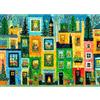 Sonstige Puzzle da 1000 pezzi, adatto agli adulti, con immagini di un paesaggio urbano, fiori e alberi