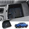 Merkloos Contenitore portaoggetti per la console centrale del Ford Ranger, con tappetino antiscivolo