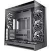 Merkloos Case per PC ATX con 8 ventole (senza illuminazione LED) per un raffreddamento ottimale