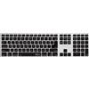 Merkloos Custodia in silicone per tastiera - Layout ebraico - Colore nero