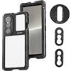 NEEWER Xperia 1 V Cage, Stabilizzatore Video Rig per Telefono a Sgancio Rapido per Registrazione e Riprese, Adattatore Filtro 67mm, Backplate Obiettivi 17mm/T Mount Compatibile con Moment Sony, PA087