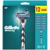 Gillette Mach 3 - 12 Ricambi + 1 Rasoio