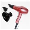 Retrò - Diffitalia Phon Profesionale Ultraleggero con Tecnologia a Ioni 2100W Rosso