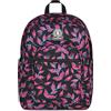Invicta Zaino Dial, Doppio Scomparto, Tasca Porta Borraccia, Tasca Porta PC, Scuola e Tempo Libero, Fuxia Berries, Ragazze e Ragazzi, rosa/nero