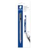 Staedtler 77427BK25D Portamine e Mina, 0.7 mm | Fusto ergonomico con punta in metallo, mine 2B & gomma - scrittura comoda - Art.-Nr. 77427BK25D