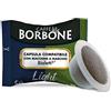 Caffè Borbone Compatible Bialetti* Miscela Light, 50% di caffeina in meno della Miscela Blu - 100 Capsule - Compatibili con Macchine a marchio Bialetti*