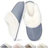 QQSQ Pantofole Donna Uomo Invernali Ciabatte Casa Pelose Calde Inverno Peluche Ciabatte Comode Interne Scarpe di Cotone Morbida Antiscivolo