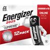 Energizer Lithium - Batteria CR2025 (Confezione da 12) - Batterie a Bottone | Pila per chiavi auto, orologi fitness - 10 anni di conservazione [Esclusiva Amazon]