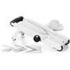 OXO Good Grip V-Blade Mandolina, Acciaio Inossidabile, Bianco | Affettatrice regolabile in acciaio inox con lame a julienne e dritte, 4 impostazioni di spessore e stoccaggio pieghevole