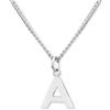 GD GOOD.designs EST. 2015 Catena con lettere in argento - collara da donna delicata sulla pelle (ciondolo A-Z) I Collana di lettere in argento