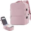 WOUIYO Zaino Easyjet 45x36x20, Bagaglio a Mano per Easyjet 30L | Borsa da Cabina per Uomo e Donna, Zaino da Viaggio Aereo con Impermeabile Antifurto per Laptop da 15.6 Pollici