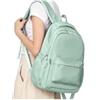 HYC00 Zaino Scuola Superiore Ragazza Leggero Zaini Scuola Media Ragazzo | Zaino Università Donna Porta PC Impermeabile Casual Zainetto Uomo Backpack Zaini Scolastici per Viaggi Lavoro,A-Verde Chiaro