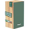 Shally Dogan Pensile da Cucina Componibile a Parete, Armadio Sospeso in Legno con Anta Ripiano e Scomparti, Armadietto da Muro Spazioso e Resistente, Colore Verde (Anta Singola)