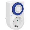 ORNO PRE-427(GS) Presa Timer Meccanico Mini Versione Schuko (tipo F) - 3500W Timer a Intervalli Di 30 min