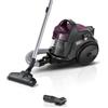 Bosch BGC05AAA1 Aspirapolvere Senza Sacco, 700 Watt, Potente, Viola | Aspirapolvere Design salvaspazio, Filtro EPA lavabile per l'aria in uscita, Prestazioni elevate anche con contenitore pieno