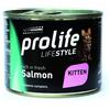 PROLIFE CAT LIFESTYLE UM KITTEN SALMONE GR 200 NEW