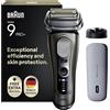 Braun Serie 9 Pro+ Rasoio Elettrico Barba, Custodia, 9625s Grafite | Regolabarba Uomo Impermeabile, Ricaricabile, con Rifinitore di Precisione e Base di Ricarica, Powercase, Idea Regalo
