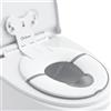 Orzbow Riduttore Wc Bambini Pieghevole - Portatile Riduttore Wc | Con Ventosa - Universale Adattatore Wc per Bambini con Barriera per L'urina | Lunghezza Regolabile | Facile da Install