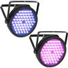 Betopper 2pz Par Led Leggero 120W RGBW 9 Modalità,Luce da Palcoscenico DMX | CRI>90, Colori Fedeli, 4/8CH, LED Wash Uplight 4in1 con Raffredd., per Matrimonio/Eventi/Spettacoli/Club/Feste/Festival.
