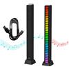 MAGIC SELECT Barra luminosa del ritmo musicale, Luci LED RGB multicolori, Lampe d'atmosfera musicale, 32 strisce luminose a LED con 18 modalità colore, per sala giochi, PC, TV, auto