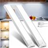 GWULC Luce LED Sottopensile Cucina Luci - Armadio Lampada Sensore Movimento | Ricaricabile, Magnetica, USB Batteria Senza Fili Interno Strisce Lampade Adesive Sotto Pensile Light Pensile illuminazione