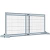 PawHut Cancelletto di Sicurezza per Cani Estensibile 104-180cm Blu-grigio | Legno e Acciaio, Cancellino per Cani Estensibile