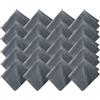 Xcdhemde® 20 Panno Pulizia Occhiali Microfibra - 15x17.5cm | Grigio, Riutilizzabile, per la Pulizia di Lenti, Occhiali, Schermi, Telefoni cellulari e Computer