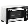 HOMCOM Forno Elettrico 1400W 16L Temperatura Regolabile 230° Bianco | Fornetto Elettrico, 3 Metodi di Cottura, Timer 60 min, Vassoio, Griglia, Teglia, Manico per Teglia