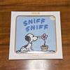 LIMEILER FEILER Peanuts Snoopy Sniff Sniff fazzoletto bordo giallo