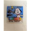 NESSUNA MARCA Snoopy Set di matite colorate in miniatura 8 colori mai usati raro astuccio...