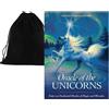 BLUE ANGEL Oracle of the Unicorns Mazzi Di Tarocchi Blu Angel Con Borsa In Velluto