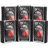 Bicycle 6x Bicycle Mazzi Poker Rosso Prestige In Plastica 100% Indice Standard