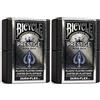 Bicycle 2x Mazzo Di Carte Da Gioco Standard Prestige Blu In Plastica 100%