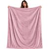 o-day Plaid Singolo Coperta Pile Divano Invernale Morbida e Calda 130x160 cm | Colore Rosa, Flanella Tinta Unita, 100% Poliestere, Lavaggio a Mano a 30 Gradi, Per Poltrona e Relax, Autunno