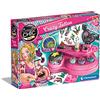 Clementoni Crazy Chic - Crazy Tattoo, Gioco Creativo per Bambini 6+ Anni, Kit Completo per Creare Tatuaggi Temporanei dall'Effetto Glow in The Dark, Set Regalo Divertente e Colorato, 18733