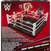 TOYS ONE Mattel WWE Wrestling Ring con logo WWE