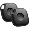 Life360 Tile - Localizzatore Bluetooth, trova chiavi e oggetti per chiavi, borse e altro ancora, compatibile con iOS e Android, confezione da 2 (nero)