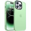 CANSHN Cover Opaca per iPhone 14 Pro(6,1 Pollici), Custodia Traslucida Opaca Protettiva Sottile Antiurto - Verde Chiaro